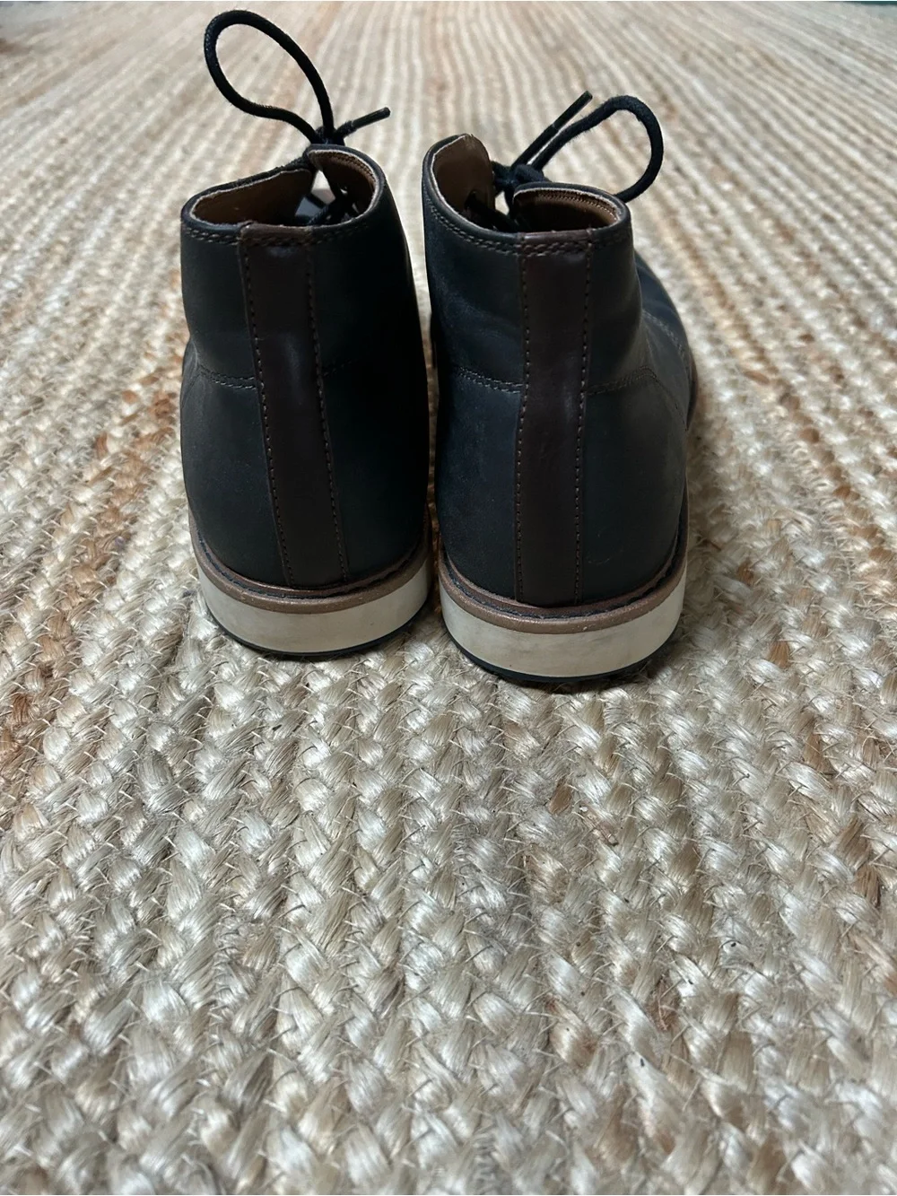 Aldo Men's Black Leather Chukka Boots